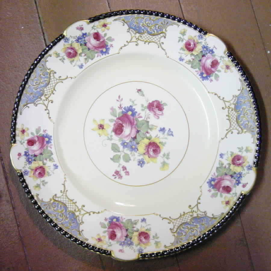 6762 (Blue) Dinner Plate by Fondeville-1