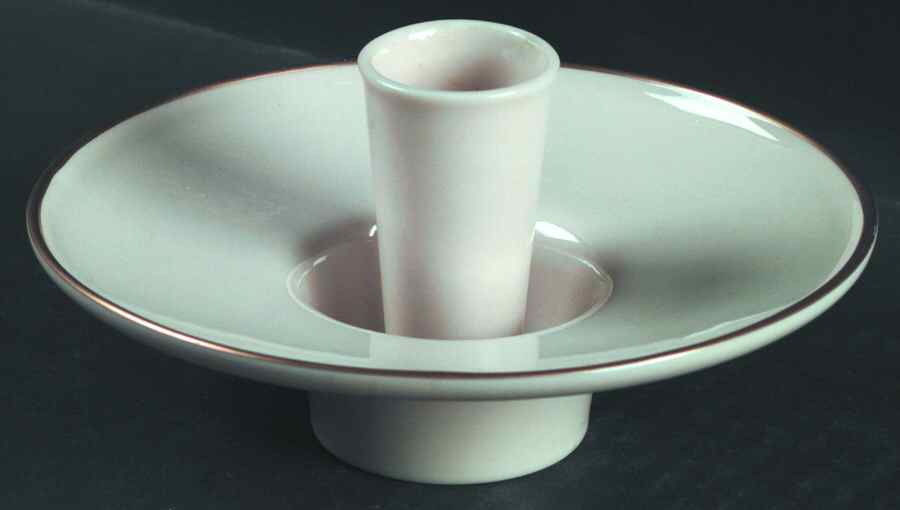 Contours (Gold Trim) Single Light Candlestick by Franciscan-1