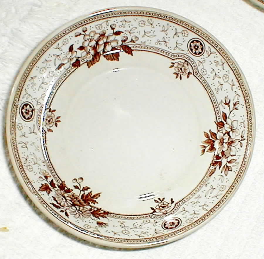 Melrose Brown Saucer by J Dimmock-1
