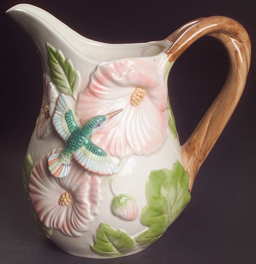 Hummingbird (Sculpted) 64 Oz Pitcher by Fitz & Floyd-1