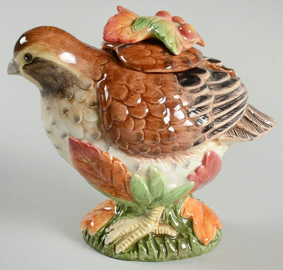 Huntington Sugar Bowl & Lid by Fitz & Floyd-1