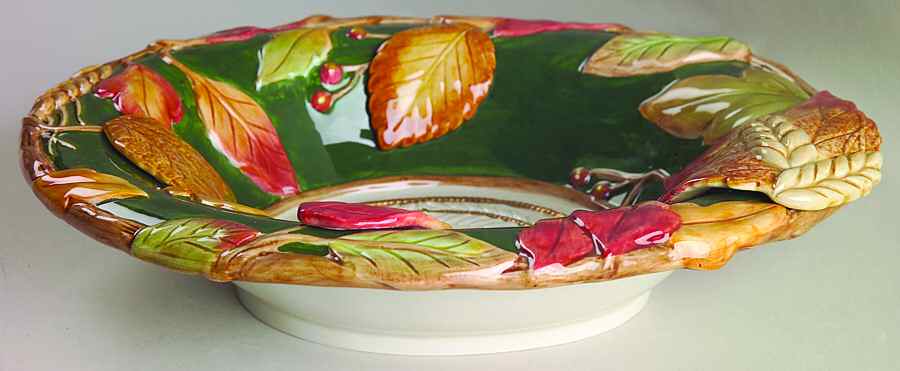Huntington Cranberry Bowl by Fitz & Floyd-1
