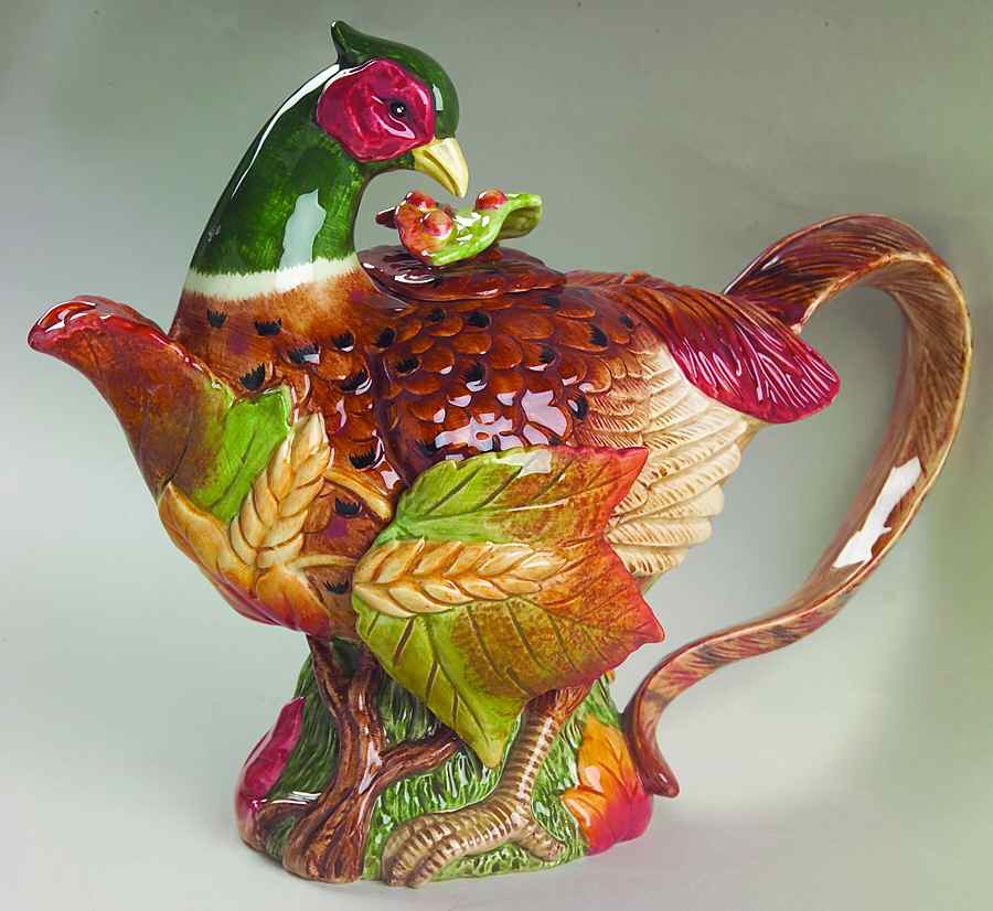 Huntington Teapot & Lid by Fitz & Floyd-1