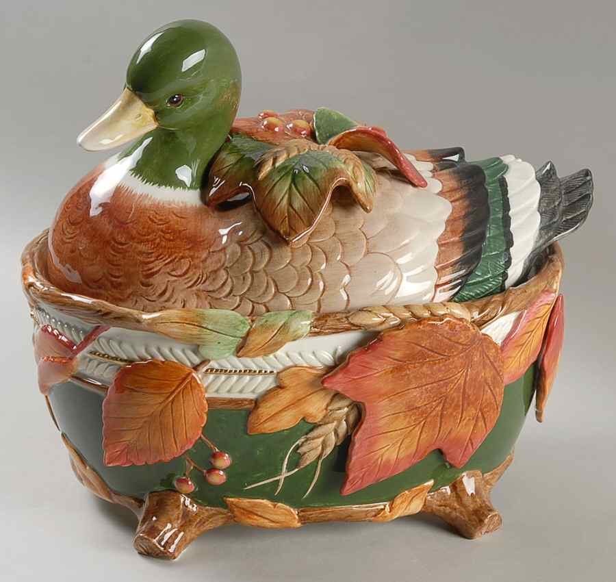 Huntington Oval Covered Vegetable by Fitz & Floyd-1