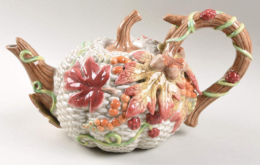 Autumn Fields Teapot & Lid by Fitz & Floyd-1
