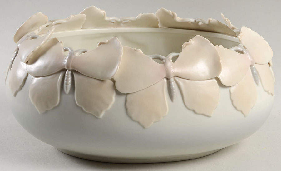 Elegant Butterflies Oval Centerpiece by Fitz & Floyd-1