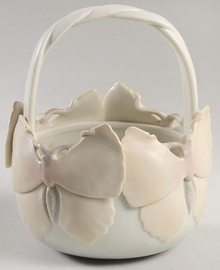 Elegant Butterflies Small Basket by Fitz and Floyd-1