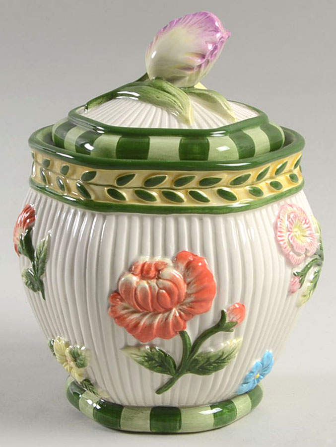 Fleurs De Provence Small Canister & Lid by Fitz and Floyd-1