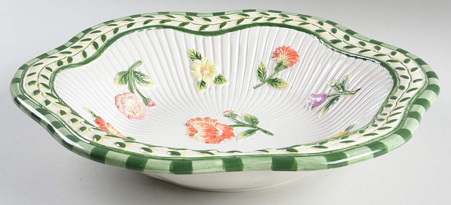 Fleurs De Provence 12" Round Serving Bowl by Fitz and Floyd-1