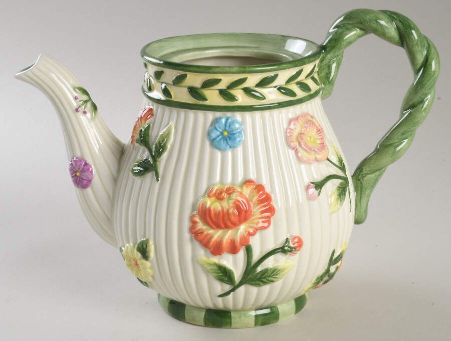 Fleurs De Provence Teapot No Lid by Fitz and Floyd-1