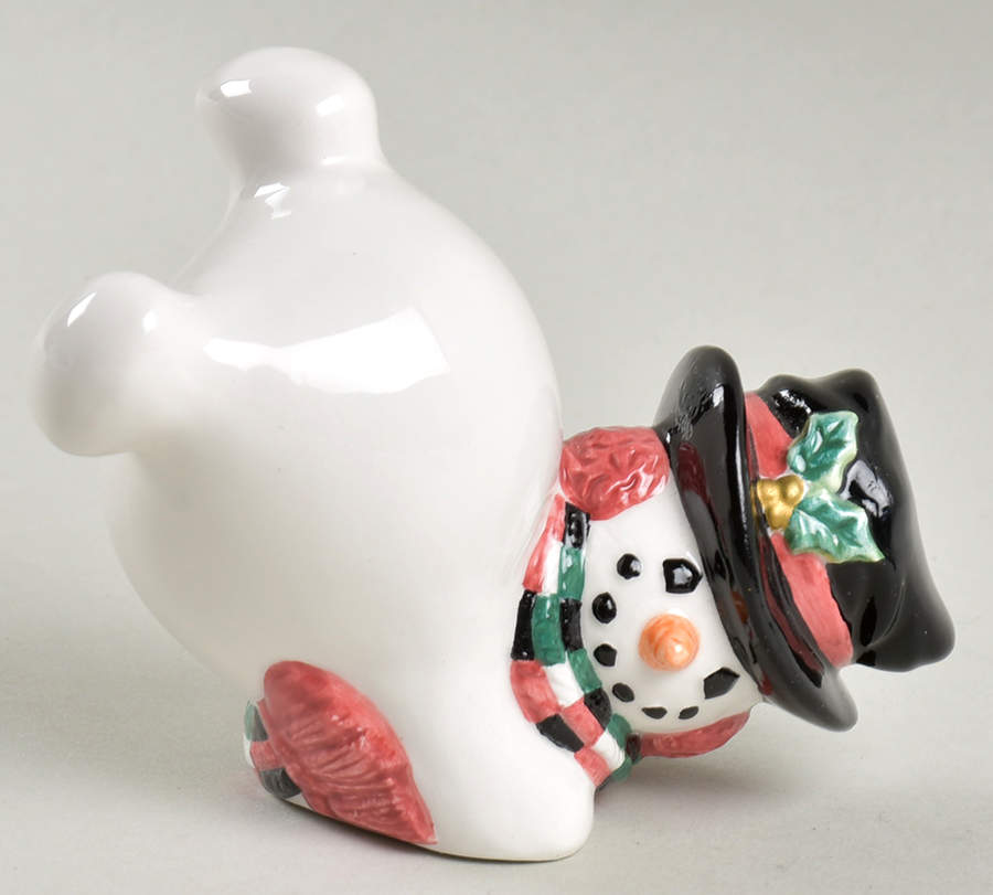 Top Hat Snowman Figurine by Fitz & Floyd-1