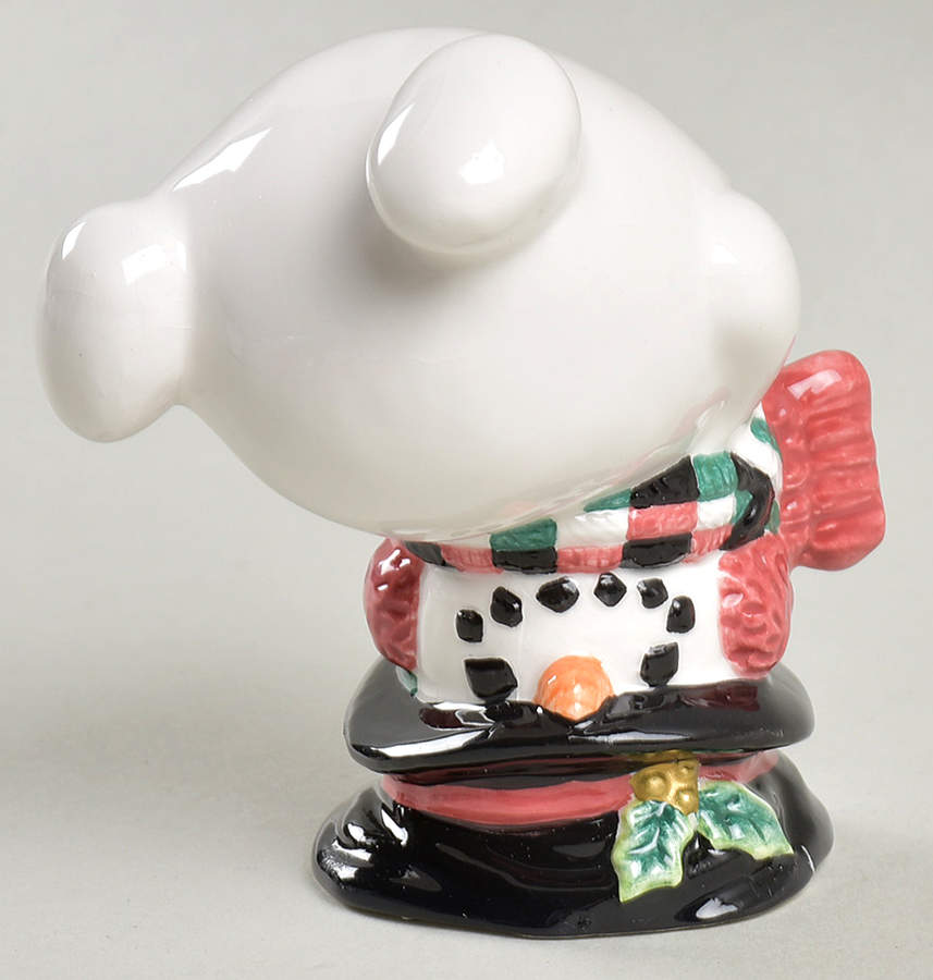 Top Hat Snowman Figurine by Fitz & Floyd-1