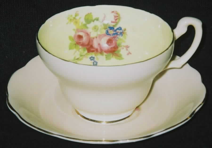 V2430 Footed Cup & Saucer Set by Foley-1