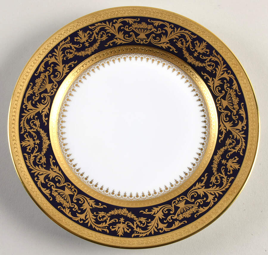 Verneuil Cobalt Salad Plate by Faberge-1