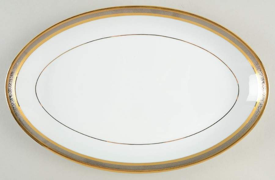 Petit Palais 14" Oval Serving Platter by Faberge-1