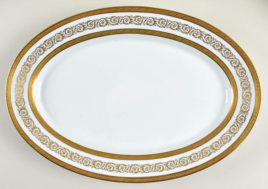 Anais Palais 16" Oval Serving Platter by Faberge-1