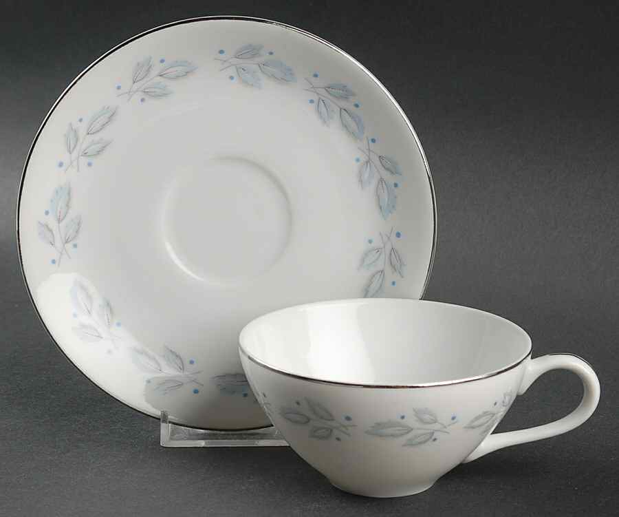 Empress Flat Cup & Saucer Set by Fine China of Japan-1