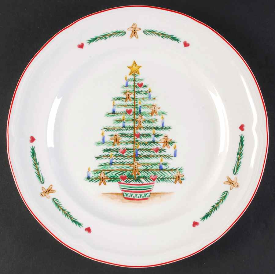 Gingerbread Tree Dinner Plate by Farberware-1