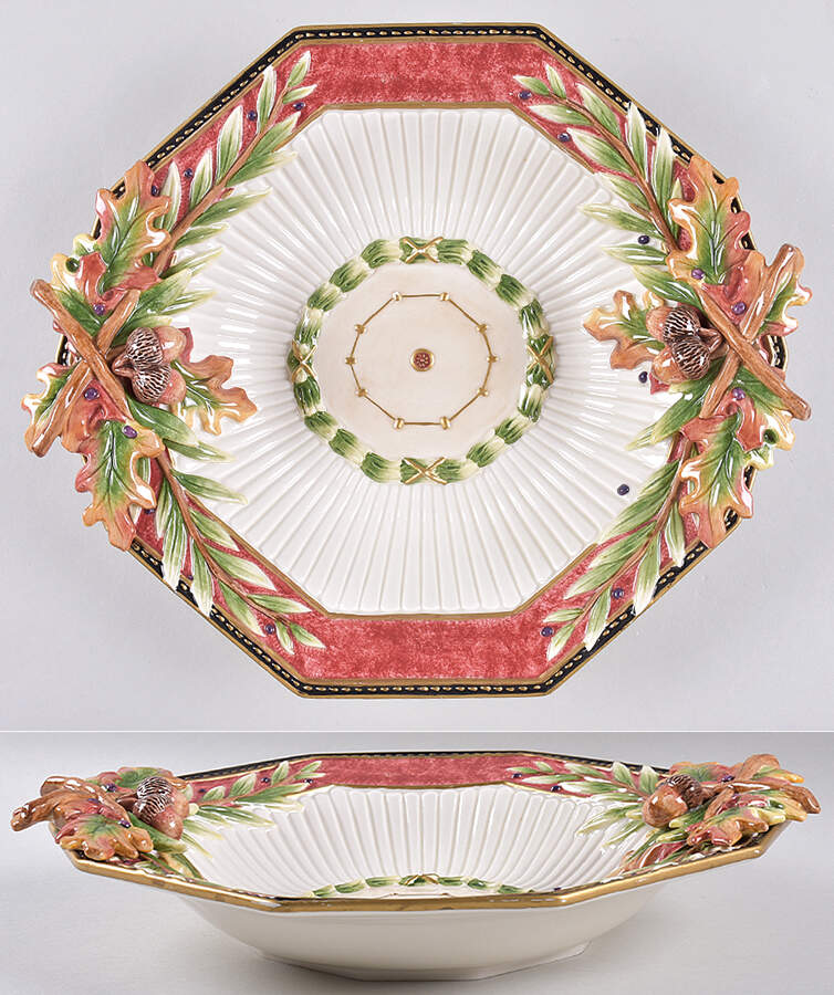 Equestrian 13" Round Serving Bowl by Fitz & Floyd-1