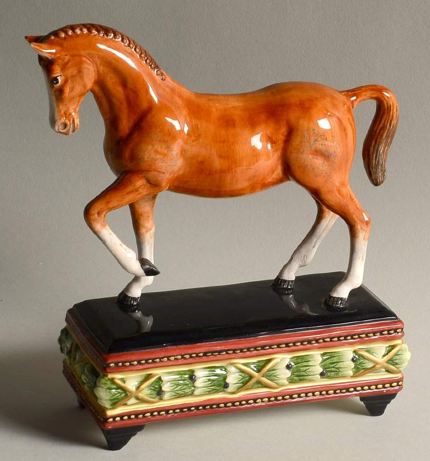 Equestrian Horse Figurine by Fitz & Floyd-1