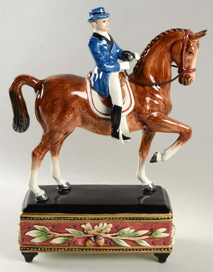Equestrian Figurine by Fitz and Floyd-1