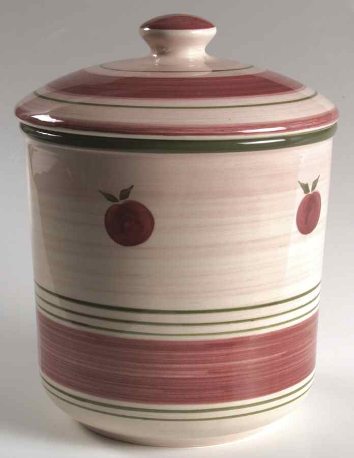 Apple Pie Large Canister & Lid by Franciscan-1