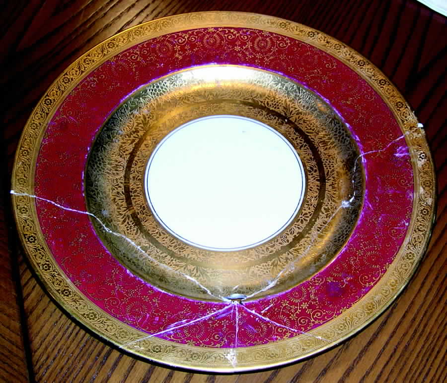 Fan24 Dinner Plate by France-1