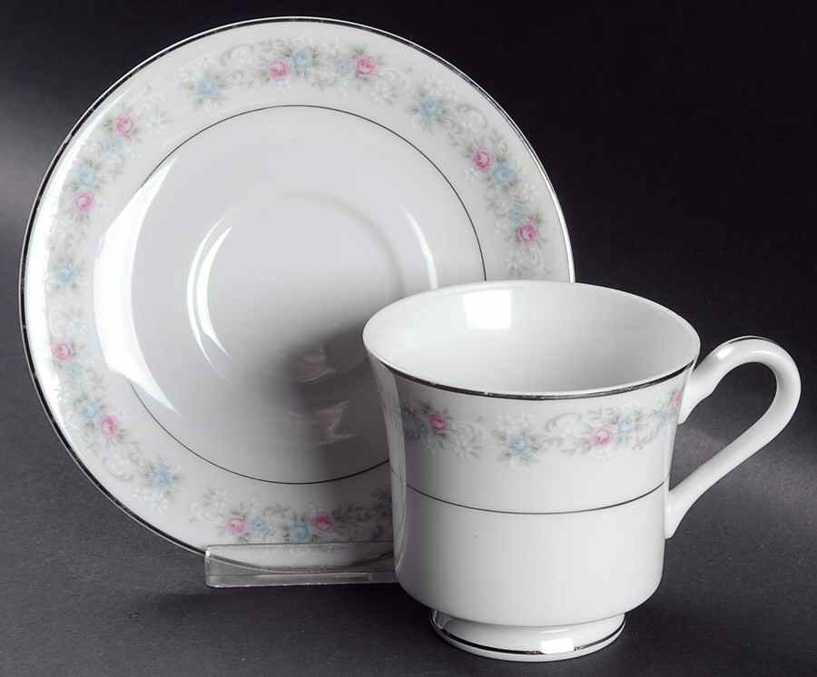 Waid Footed Cup & Saucer Set by Fine China of Japan-1