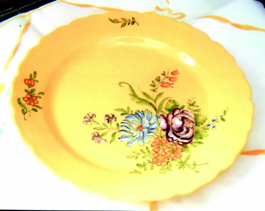 Fan25 Dinner Plate by France-1