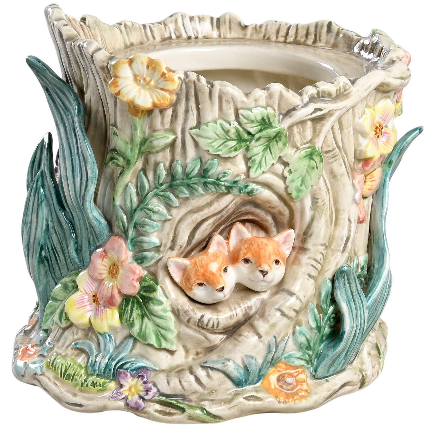 Woodland Spring Large Canister No Lid by Fitz & Floyd-1