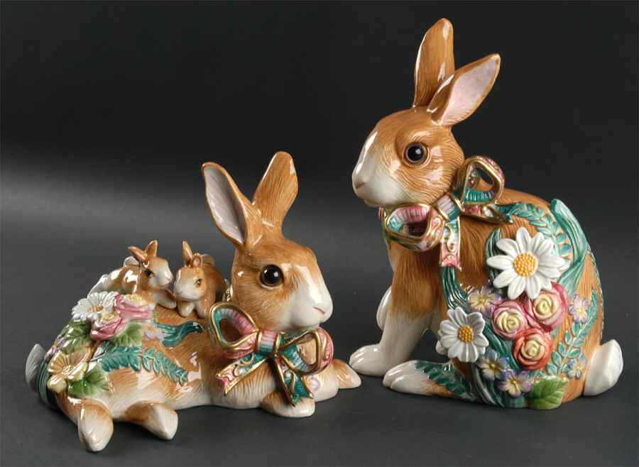 Woodland Spring (2 Piece) Figurine Set (Large & Medium) by Fitz & Floyd-1