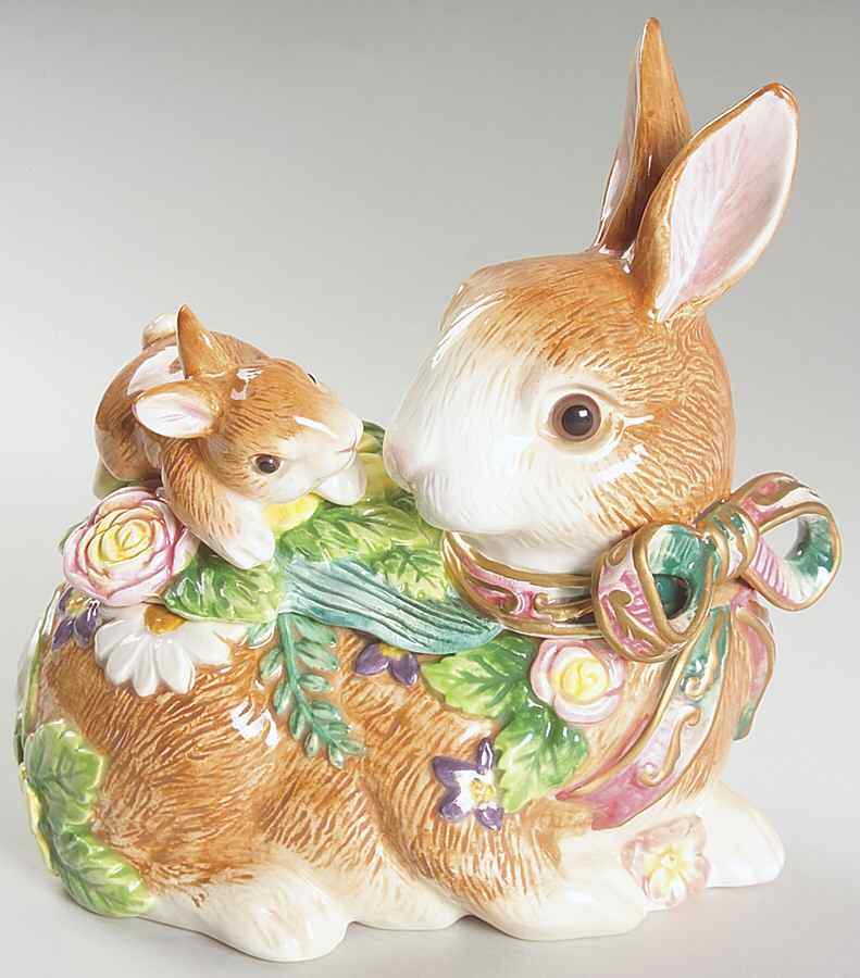 Woodland Spring Small Animal Box with Lid by Fitz & Floyd-1