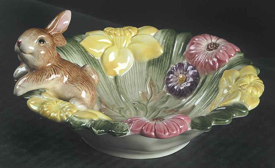 Nature'S Treasures Figural Open Candy Dish by Fitz & Floyd-1