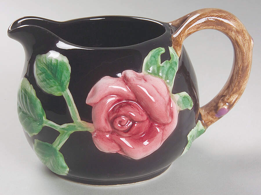 Midnight Rose (Pink Rose) Creamer by Fitz & Floyd-1
