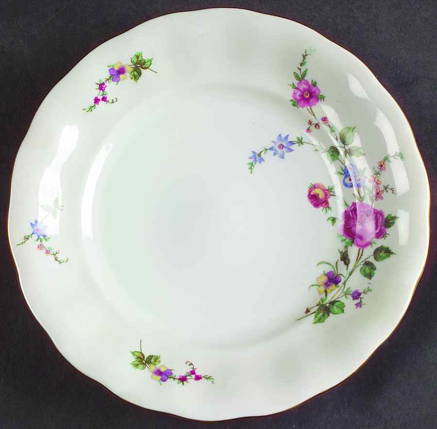 3607 (1-16" Gold Trim) Salad Plate by Favolina-Karolina-1