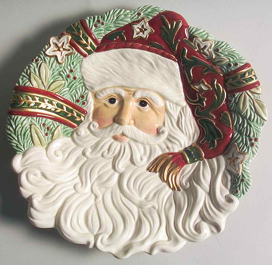 Christmas Tidings Canape Plate by Fitz & Floyd-1