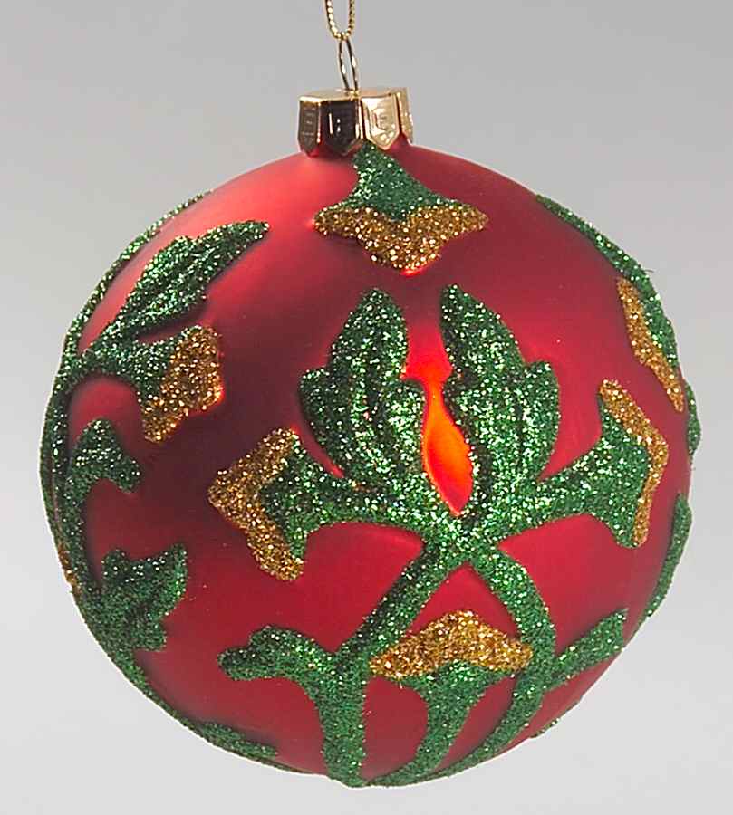 Christmas Tidings Glassware Ornament by Fitz & Floyd-1