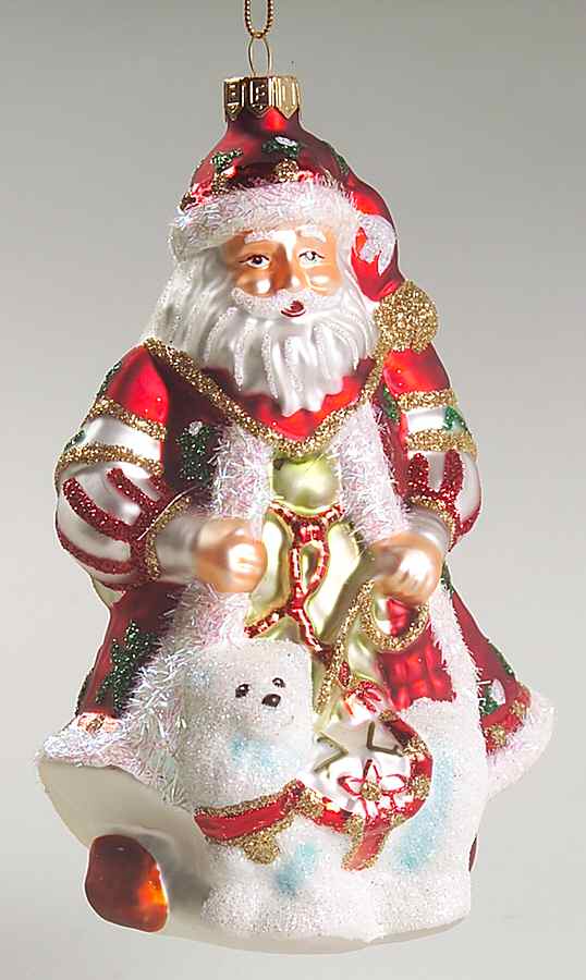 Christmas Tidings Glassware Ornament by Fitz & Floyd-1