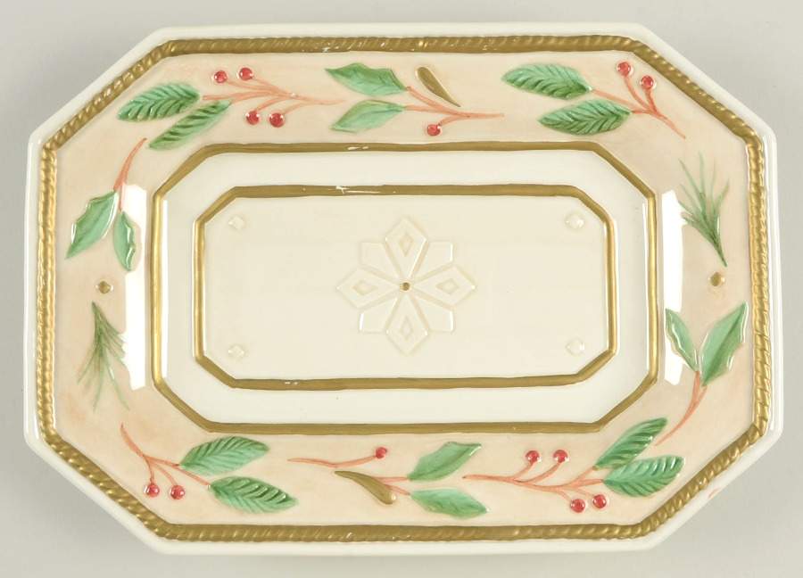 Winter Wonderland Octagonal Tray by Fitz & Floyd-1