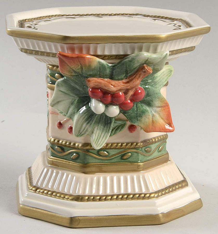 Winter Wonderland 4" Pillar Candleholder by Fitz & Floyd-1