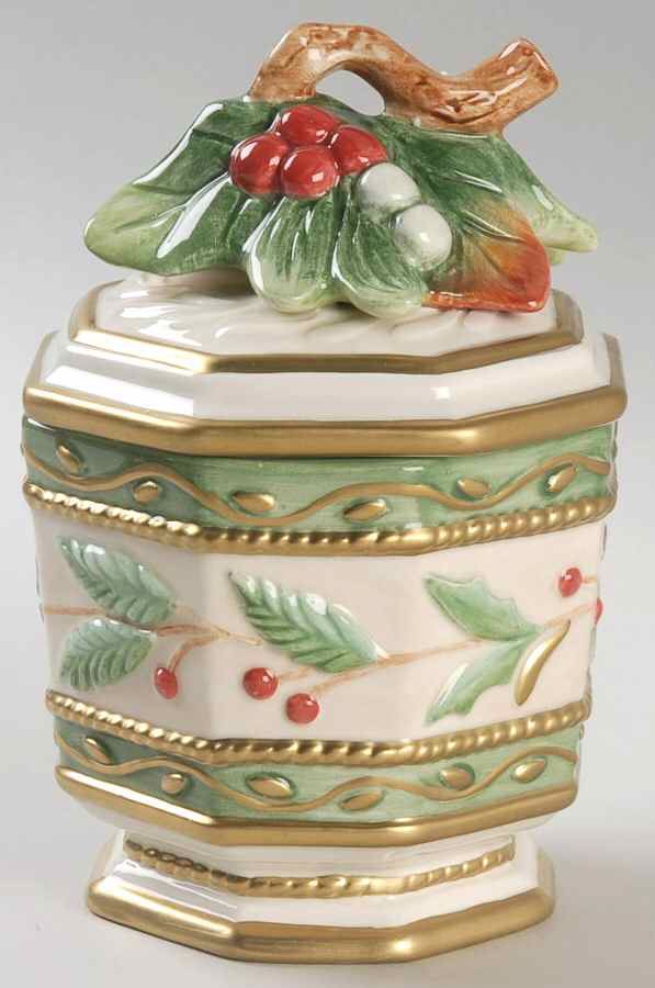Winter Wonderland Sugar Bowl & Lid by Fitz & Floyd-1