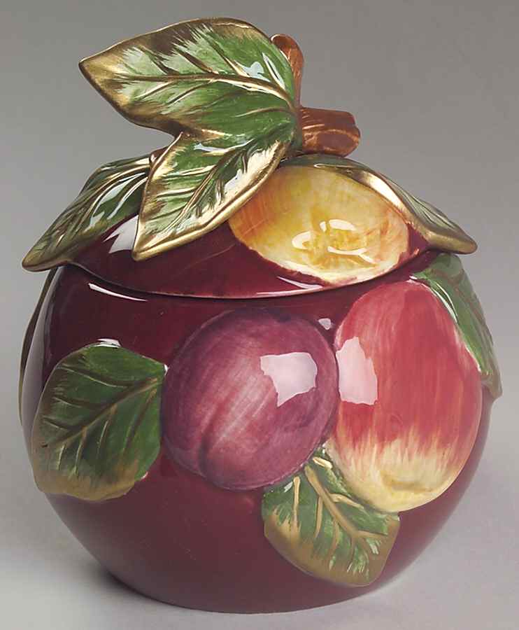Renaissance Sugar Bowl & Lid by Fitz and Floyd-1