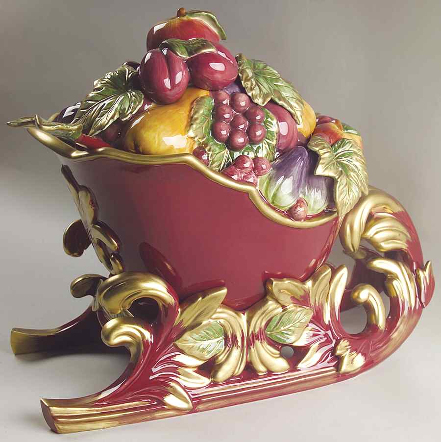 Renaissance Tureen & Lid w/Ladle by Fitz and Floyd-1