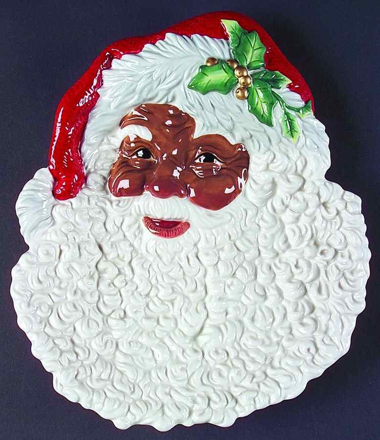 Remembering Santa Canape Plate by Fitz & Floyd-1