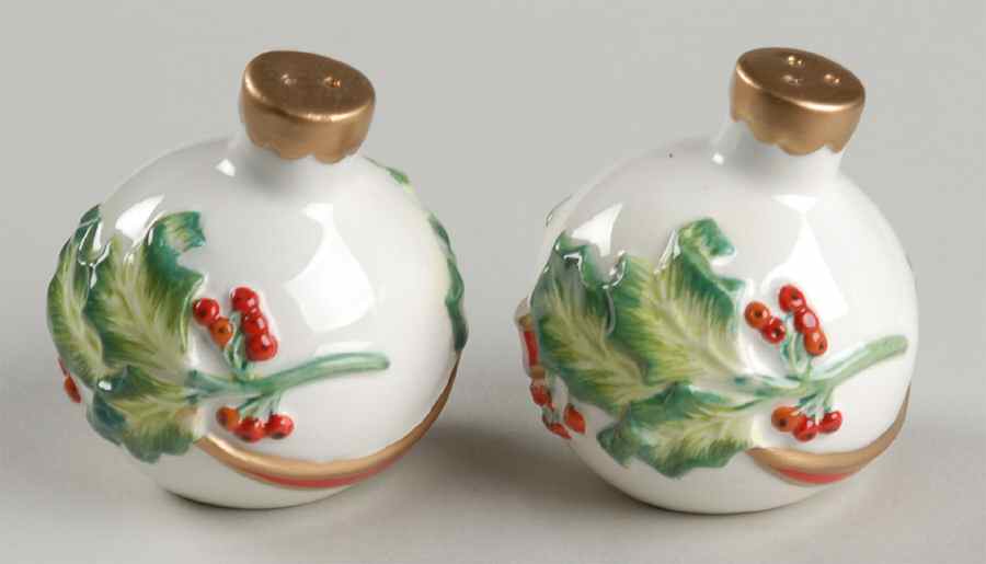 Noel Classique Salt & Pepper Set by Fitz & Floyd-1