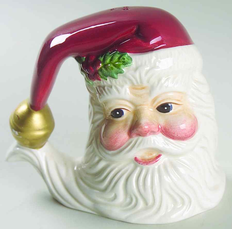 Holiday Santa Pepper Shaker by Fitz & Floyd-1