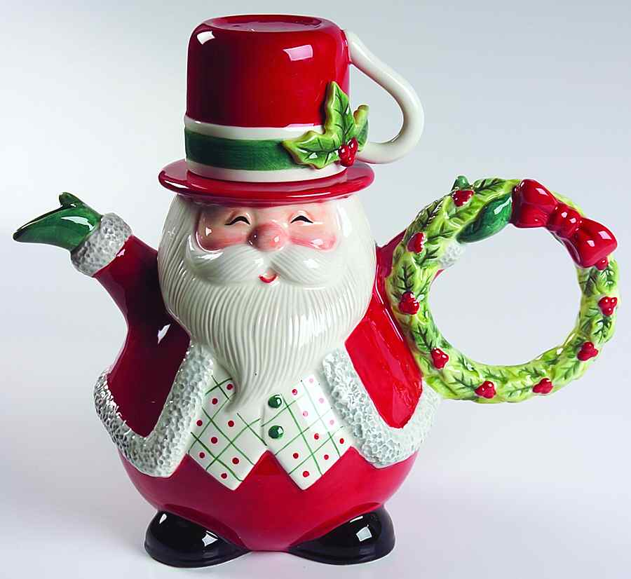 Snack Therapy Individual Teapot & Lid with Cup by Fitz & Floyd-1