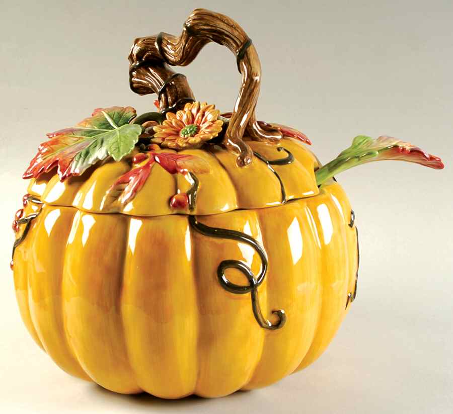 Harvest Heritage Tureen & Lid w/Ladle by Fitz & Floyd-1