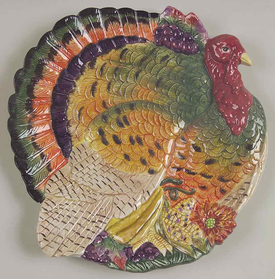 Harvest Heritage Canape Plate by Fitz & Floyd-1