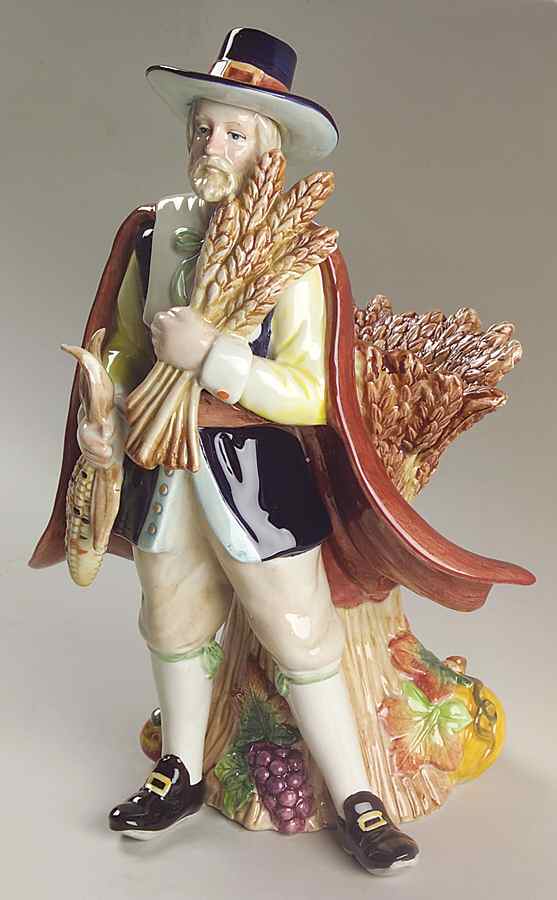Harvest Heritage 11" Candlestick by Fitz & Floyd-1